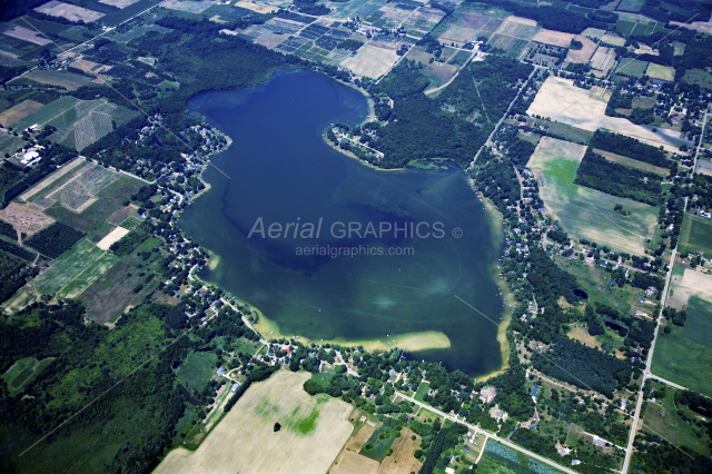 Hutchins Lake in Allegan County, Michigan